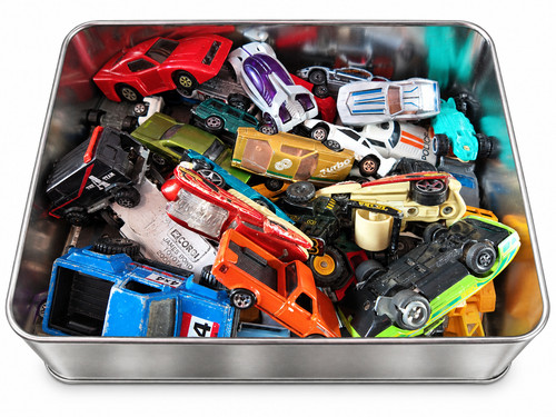 Mixed vintage diecast toy - toy, cars