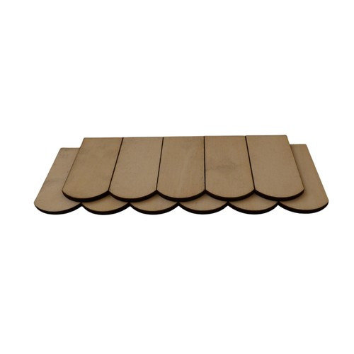 Wooden shingles beaver tail - shingles,