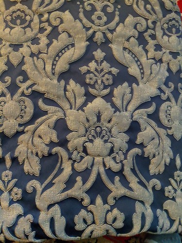 Jacobean style fabric piece - jacobean,
