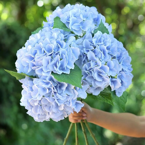 Artificial hydrangea fake silk - hydrangea,