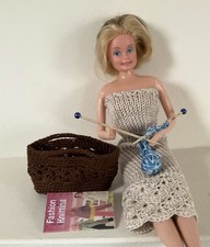 Hand Crochet Knitting Bag For