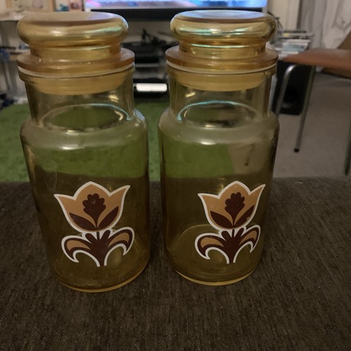 Vintage amber glass apothecary - glass,