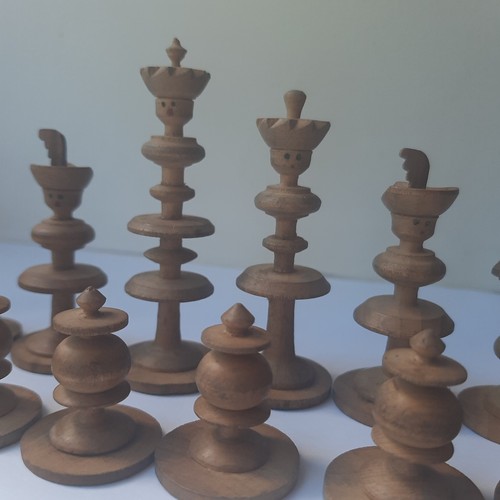 Rare antique german toy chess - rare,