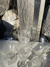 Georgian Antique Glasses /Sherry , Port , Liquer.