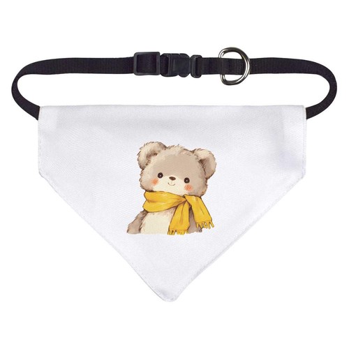Cute teddy wearing scarf dog - teddy,