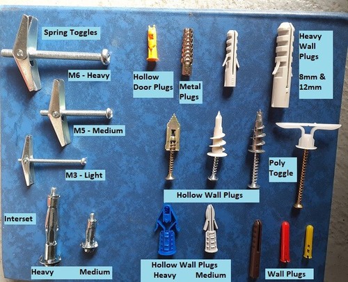 Wall plugs fixings all - wall,