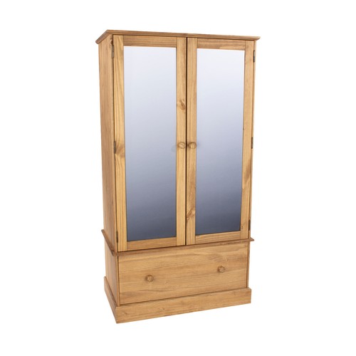 Mirrored wardrobe solid - wardrobe,