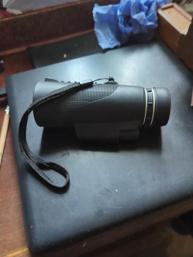 Hand held telescope see - see, photos