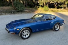 1973 Datsun 240Z blue | 24x36 inch poster | classic vintage car