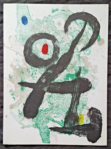 Joan miro original lithograph - joan,