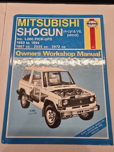 Mitsubishi shogun haynes - mitsubishi,