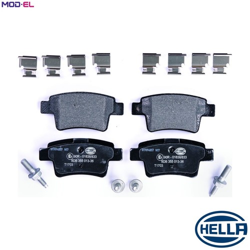 Brake pad set disc - pad,