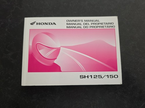 Honda sh125 150 owner manual - honda,