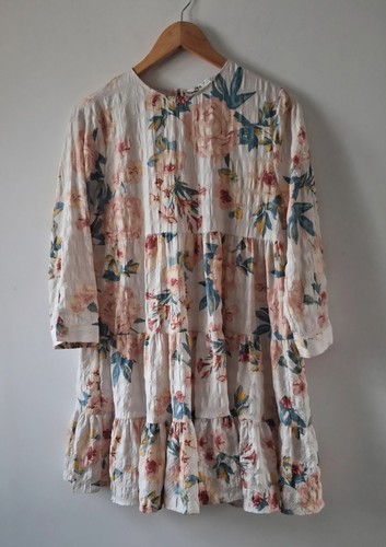 Zara floral tiered smock - floral,