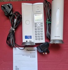 Panasonic KX-TGK220E White Twin Cordless Home Telephone with Answer Machine