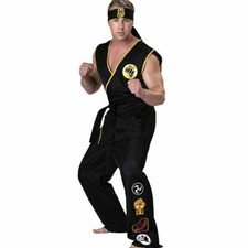 🔥Cobra Kai Karate🔥 Costume Unisex Halloween Fancy Costume for Adults and Kids
