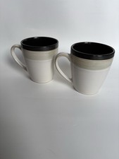 Denby Pottery Cream And Brown