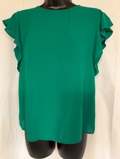 Festive Green Ruffle Sleeve