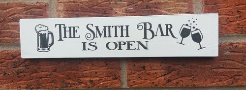Home bar open personalised - home, is