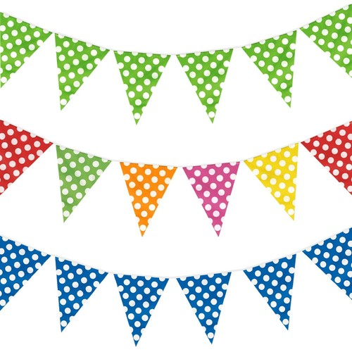 Polka dot bunting - polka,
