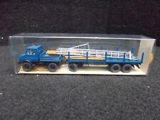 Wiking, Unimog U 1700 with Stake Trailer, Scaffolding (27392). #X-37-08