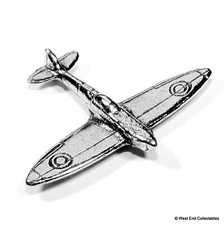 RAF Royal Air Force Badge Brooch - Supermarine Spitfire - RAAF RNZAF RCAF USAF