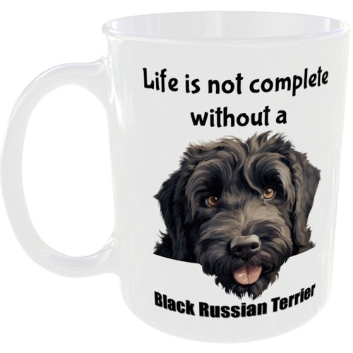 Black russian terrier - black,
