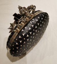 Designer ALEXANDER MCQUEEN Knuckle Duster Skull CLUTCH BAG