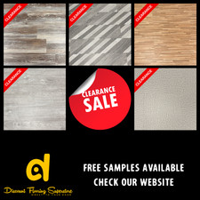 CLEARANCE Glue Down LVT Flooring – Luxury Vinyl Tiles Wood & Stone Effect Cheap