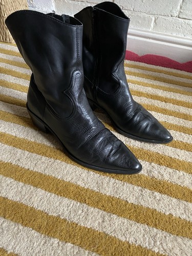 Bershka women black leather - black,