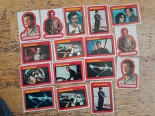 16 MOONRAKER JAMES BOND STICKERS FROM THE TRADING CARD SET 1979 TOPPS STICKERS