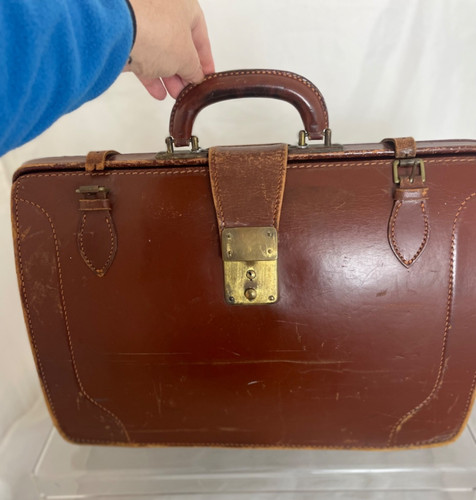 Vintage brown leather - vintage,