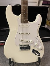 Fender Squier Bullet Stratocaster Electric Guitar Cream White