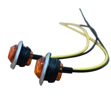 12V LED Amber Orange Side