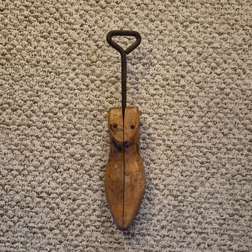 Vintage wooden shoe - wooden, mold