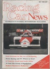 Racing Car News 1984 May