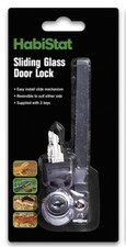 Habistat Viv Lock 120mm Vivarium sliding glass door lock two keys