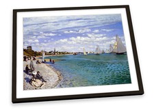 Claude Monet Regatta at Sainte Adresse FRAMED ART PRINT Picture Poster Artwork