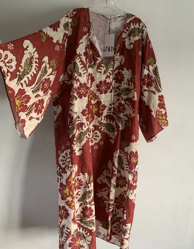 Bnwt zara floral print red - bnwt,