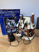 Fibre Optic Lit santas cottage