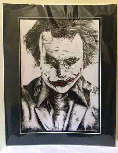 Heath ledger joker portrait - heath,