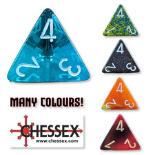 Chessex D4 Dice Four-Sided