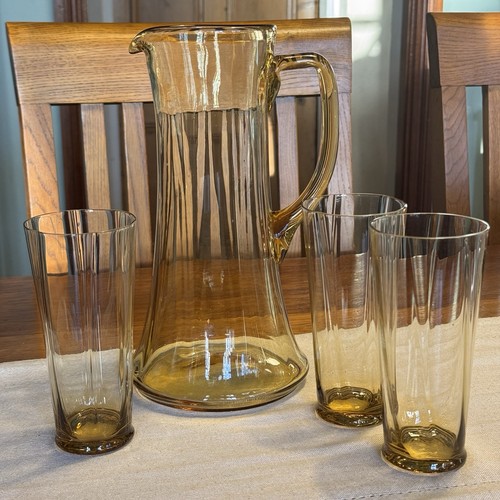 Vintage amber glass - vintage,