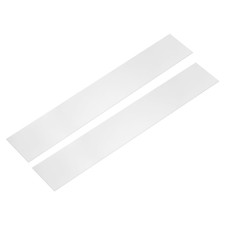 2 Pcs Stainless Steel Strips, 0.04"(1mm) Thick 304 Flat Metal Shim 