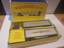 Matchbox Major Pack M-9 Inter State Double Freighter In Original Box, vintage