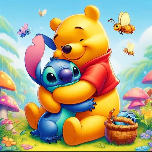 Winnie the pooh diamond - winnie,