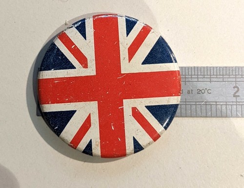 Vintage union jack badges - union,