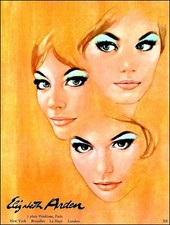 Vintage Elizabeth Arden Cosmetics Advertisement Poster A3 Print