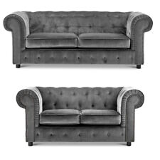 Bourne Grey Chesterfield 3 + 2
