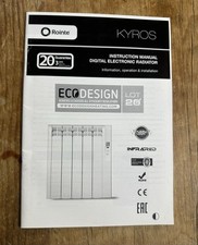Rointe Kyros Instruction